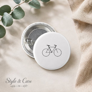 Minimale Fahrradmarkierungstaste für Fahrradliebha Button