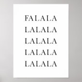 Minimale Falalala Poster (Vorne)