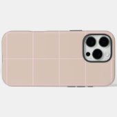 Minimale Farb-Gitter-Prüfstruktur Case-Mate iPhone Hülle (Rückseite (Horizontal))