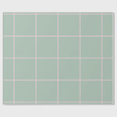 Minimale Farb-Gitter-Prüfstruktur Geschenkpapier (Flach)