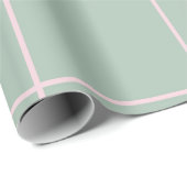 Minimale Farb-Gitter-Prüfstruktur Geschenkpapier (Rolleneckpunkt)