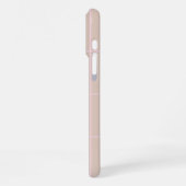 Minimale Farb-Gitter-Prüfstruktur iPhone Hülle (Linke Seite)