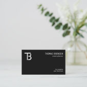 Minimale Farbe für Ihr Logo Visitenkarte (Stehend Vorderseite)