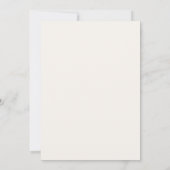 Minimale farbenfrohe Boho-Terrakotta-Bogenhochzeit Save The Date (Rückseite)