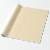 Minimale feste Gelb #FFECC2 Geschenkpapier (Ungerollt)