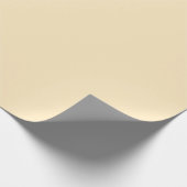 Minimale feste Gelb #FFECC2 Geschenkpapier (Ecke)