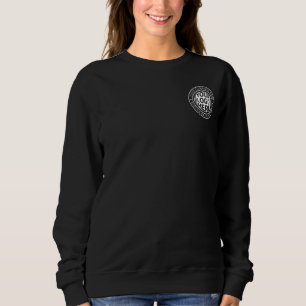 Minimale Firmenname und benutzerdefiniertes Marken Sweatshirt
