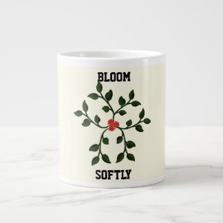 Minimale florale Rankenzeichnung  | Elegante Botan Jumbo-Tasse
