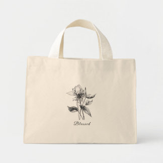 Minimale florale Tasche Nr. 1
