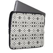 Minimale Folk-Geometrie Nahtloses Muster Laptopschutzhülle (Vorne Rechts)