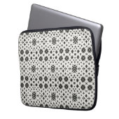 Minimale Folk-Geometrie Nahtloses Muster Laptopschutzhülle (Vorderseite Links)