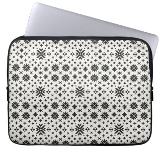 Minimale Folk-Geometrie Nahtloses Muster Laptopschutzhülle