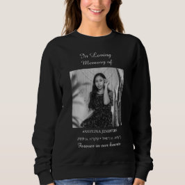 Minimale Foto-Feier zur Beerdigung von Leben Sweatshirt