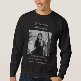 Minimale Foto-Feier zur Beerdigung von Leben Sweatshirt