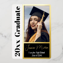 Minimale Foto Graduation Party