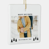 Minimale Foto Keramik für Familien Keramikornament (Rechts)