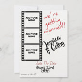 Minimale Foto Save-the-Date Karte Benutzerdefinier (Vorderseite)