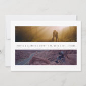 Minimale Fotos der Landschaft Save The Date (Vorderseite)