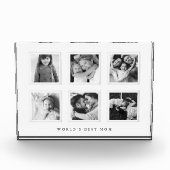 Minimale Fotos Schwarz-weiß Foto Welt beste Mama (Vorderseite)