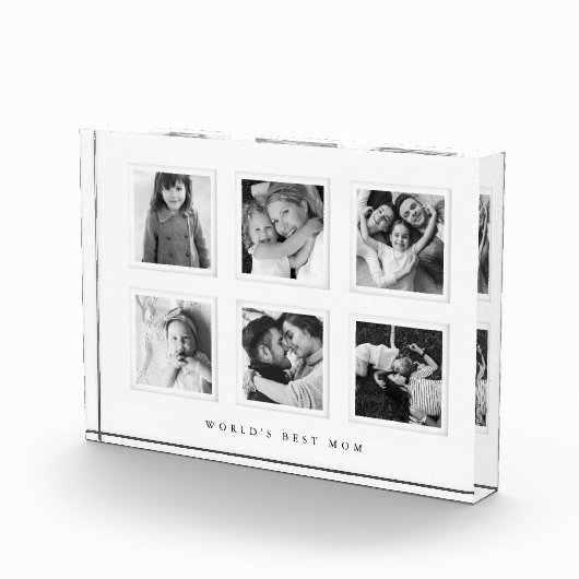 Minimale Fotos Schwarz-weiß Foto Welt beste Mama (Rechts)