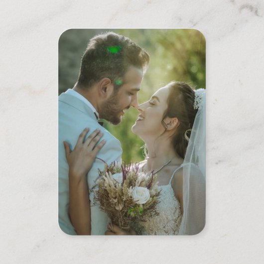 Minimale Freigabe der Liebe QR-Code-Signierung Begleitkarte (Rückseite)