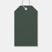 Minimale Frohe Weihnachten Geschenkanhänger (Rückseite)