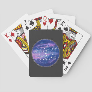 Minimale Galaxie-Mond-Darstellung   Kosmische Ästh Spielkarten