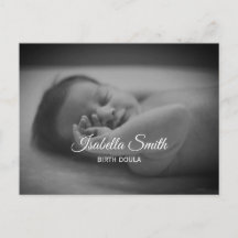 Minimale Geburts-Doula-Neugeborenen-Pflege-Design