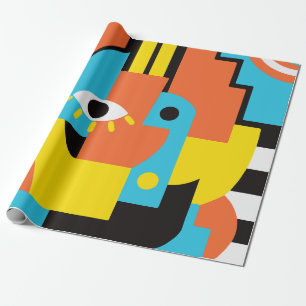 Minimale Geometrie Geschenkpapier