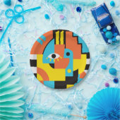 Minimale Geometrie Pappteller (Party)