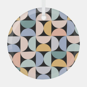 Minimale Geometrie: Skandinavisches Kunstposter Ornament Aus Glas