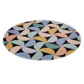 Minimale Geometrie: Skandinavisches Kunstwerk Post Schneidebrett (Ecke)