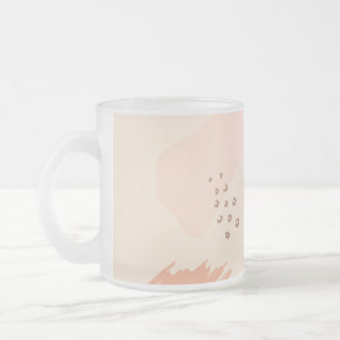 Minimale geometrische Erdbodenform Botanik Mattglastasse