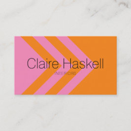 Minimale geometrische soziale Medien-Symbole Orang Visitenkarte