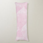 Minimale geometrische Textur in blassrosa Farbe Seitenschläferkissen (Vorderseite Vertikal)