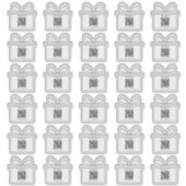 Minimale Geschenkboxen Thema QR Code Business Stic Aufkleber (Vorderseite)