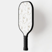 Minimale Gesichtslinienzeichnung für Frauen (1) Pickleball Schläger (Links)