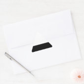 Minimale Gestaltung - Dreieckiger Aufkleber (Umschlag)