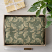 Minimale Gold-Ginkgo-Muster Seidenpapier (Geschenk)