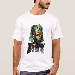 Minimale Gold-Logo-T-Shirt – Luxus Streetwear T-Shirt