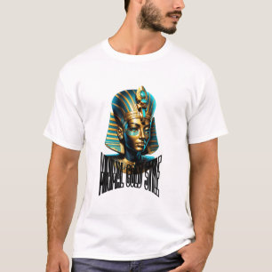 Minimale Gold-Logo-T-Shirt – Luxus Streetwear T-Shirt
