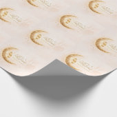 Minimale Gold-Ramadan-Aufkleber – Elegant Islamisc Geschenkpapier (Ecke)