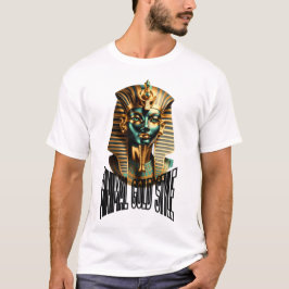 Minimale Gold-Symbol-T-Shirt – Luxus Streetwear T-Shirt