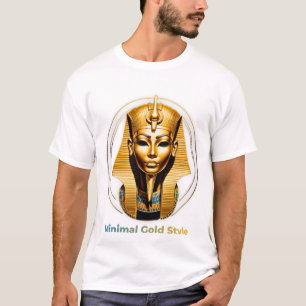 Minimale Gold-Tees T-Shirt