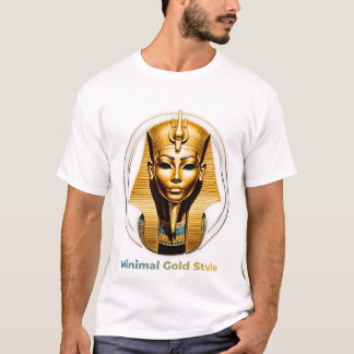 Minimale Gold-Tees T-Shirt