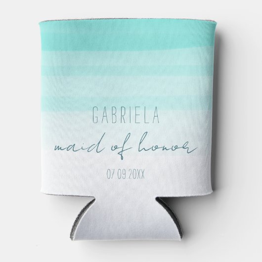 Minimale Gradientenminze, benutzerdefinierte Trauz Dosenkühler (Vorderseite)