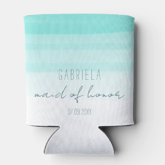 Minimale Gradientenminze, benutzerdefinierte Trauz Dosenkühler (Rückseite)