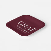 Minimale Graduierungspartei Pappteller (Gewinkelt)