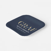 Minimale Graduierungspartei Pappteller (Gewinkelt)