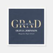 Minimale Graduierungspartei Serviette (Vorderseite)